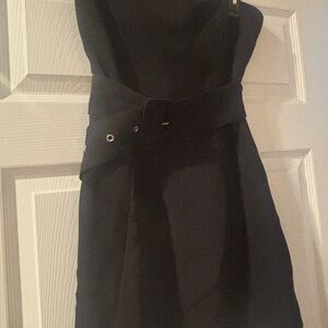 Sugarlips Black Strapless Dress